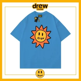 Drew Summer Flame Short Sleeve T Shirt Unisex Cotton Base Style 10