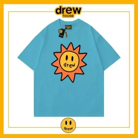 Drew Summer Flame Short Sleeve T Shirt Unisex Cotton Base Style 11