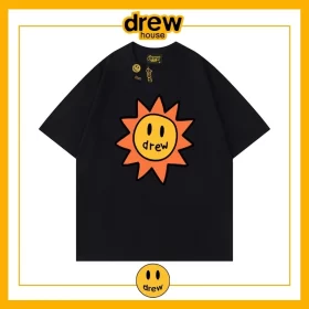 Drew Summer Flame Short Sleeve T Shirt Unisex Cotton Base Style 16