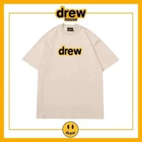Drew Summer Short Sleeve T-Shirt Unisex Cotton Loose Tee Style 9