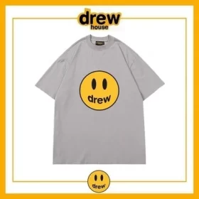 Drew Summer Short Sleeve T-Shirt Unisex Cotton Tee Style 9