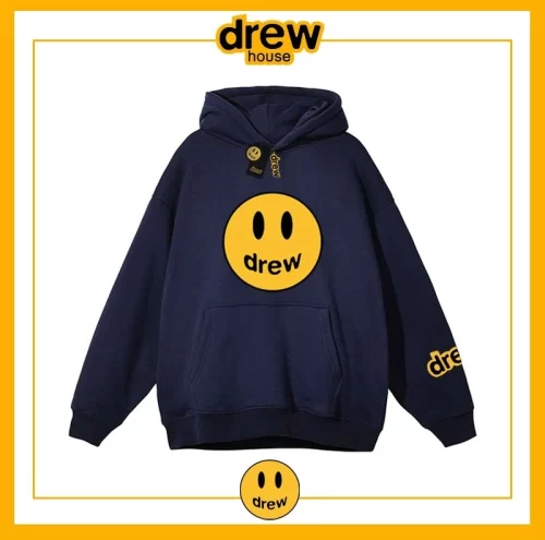 Drew Sweatshirt Hooded Unisex Cotton Loose Pullover Fleece Jacket Style 5