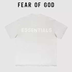 FOG Essentials Reflective Letter Short Sleeve Streetwear T Shirt Unisex Oversized Style 2