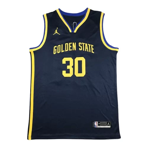 Golden State Warriors30 Dark Blue Announcement Edition Jersey Cheap