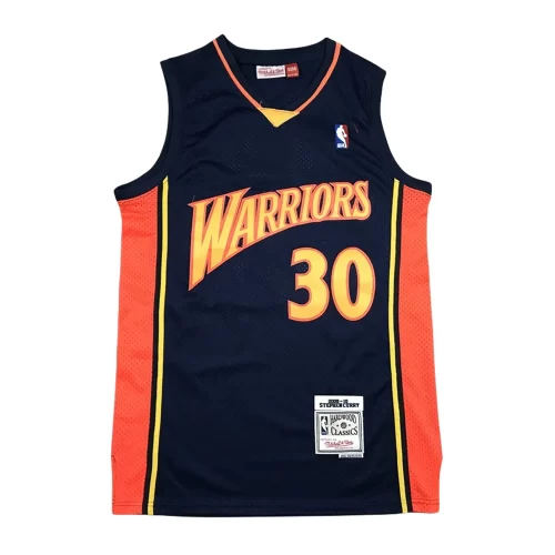 Golden State Warriors30 Dark Blue Vintage Jersey Cheap