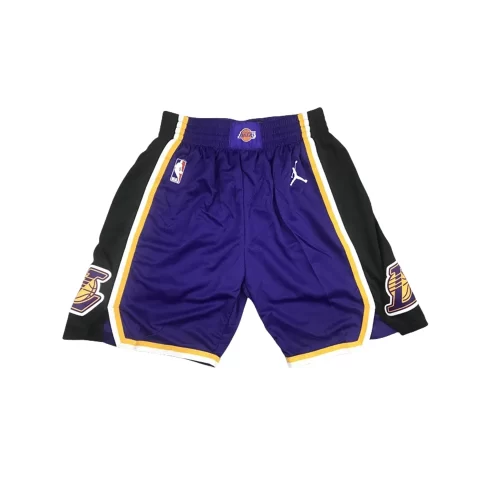 Los Angeles Lakers Vintage Purple Round Neck Ball Pants Cheap Jordan Label