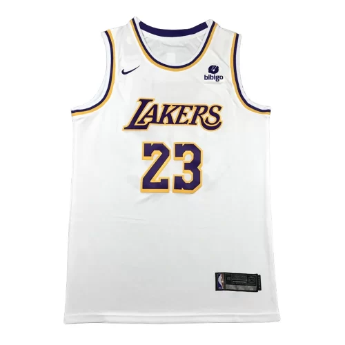 Los Angeles Lakers23 White Round Neck 1711440514000 Jersey Cheap