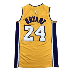 Los Angeles Lakers24 Kobe Retired Yellow Jersey Cheap