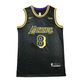 Los Angeles Lakers8 Black City Edition Jersey Cheap 2