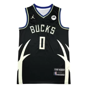 Milwaukee Bucks0 Black Announcement Edition Jersey Cheap 2