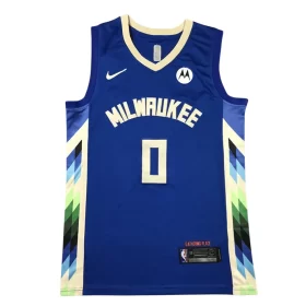 Milwaukee Bucks0 Blue City Edition Jersey Cheap 2 1