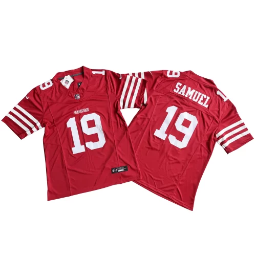 New Red San Francisco 49ers 19 Deebo Samuel Nike Vapor FUSE Limited Jersey Cheap