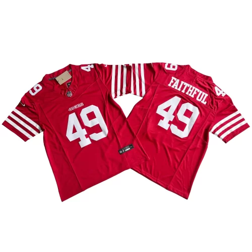 New Red “The Faithful” 1 Jersey Cheap