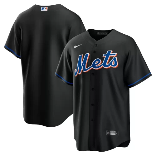 New York Mets 3 Fan Pack Black Blank Jersey Cheap