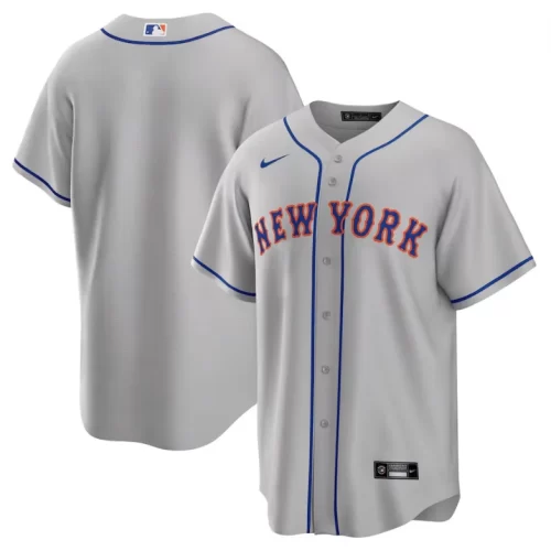 New York Mets 4 Fan Pack Grey Blank Jersey Cheap