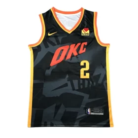 Oklahoma City Thunder2 Black City Edition Jersey Cheap