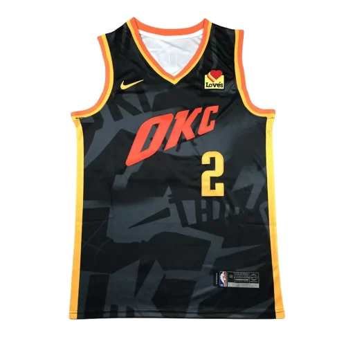 Oklahoma City Thunder2 Black City Edition Jersey Cheap