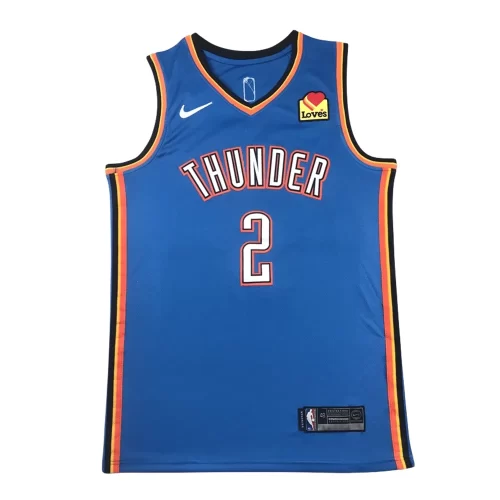 Oklahoma City Thunder2 Blue Jersey Cheap