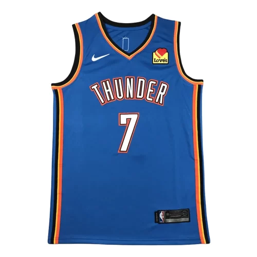 Oklahoma City Thunder7 Blue Jersey Cheap