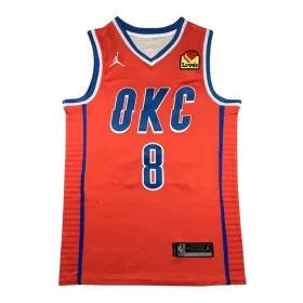 Oklahoma City Thunder8 Orange Announcement Edition Jersey Cheap
