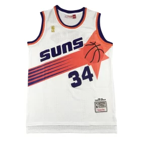 Phoenix Suns34 White Gold Label Jersey Cheap 2