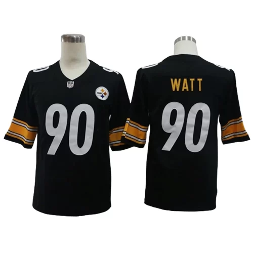 Pittsburgh Steelers 90 Black Jersey Cheap