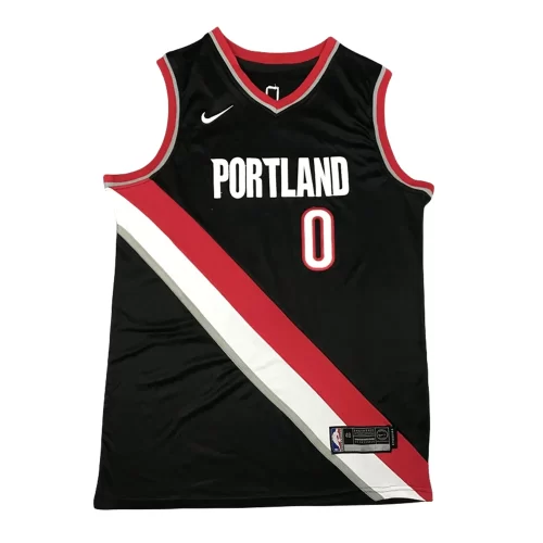 Portland Trail Blazers 0 Black Jersey Cheap
