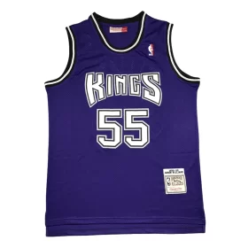 Sacramento Kings55 Purple Vintage Label Jersey Cheap