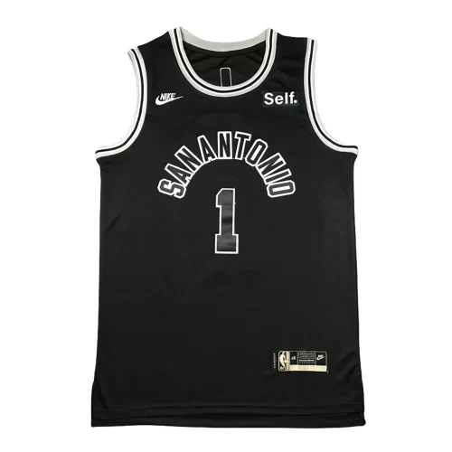 San Antonio Spurs1 Classic Black Jersey Cheap
