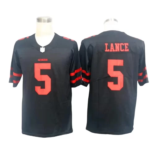 San Francisco 49ers 5 Black Jersey Cheap