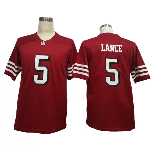 San Francisco 49ers 5 New Red Jersey Cheap
