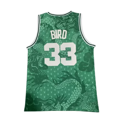 The Year Of The Loong Boston Celtics 33 Green Mitchell & Ness Jersey Cheap