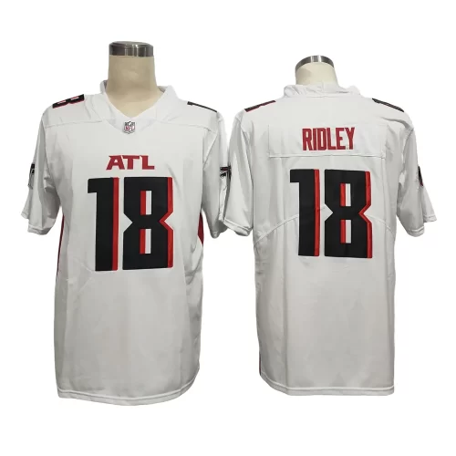 Atlanta Falcons 18 White Jersey Cheap
