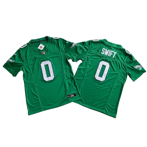 Vintage Green Philadelphia Eagles 0 D’Andre Swift Nike Vapor FUSE Limited Jersey Cheap