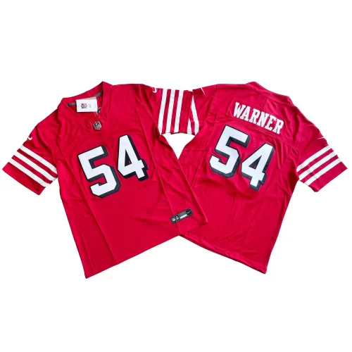 Vintage Red San Francisco 49ers 54 Fred Warner Nike Vapor F u s e Limited Jersey Cheap 1