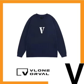 Vlone Orval Basic Logo Heavyweight Cotton T-Shirt Unisex Casual Style 2