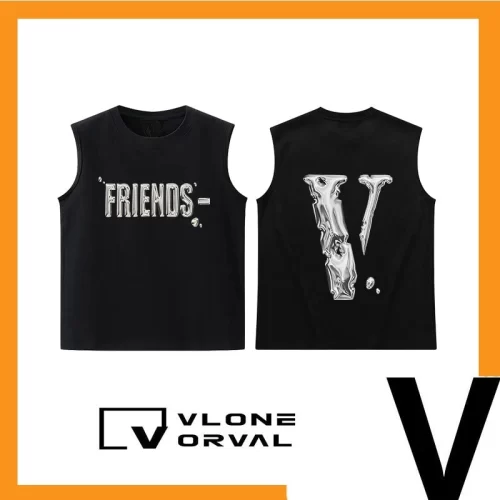 Vlone Orval Big V Sleeveless Tank Top Unisex American Retro Athletic Casual Style 14