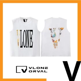 Vlone Orval Big V Sleeveless Tank Top Unisex American Retro Athletic Casual Style 3