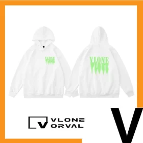 Vlone Orval Green Reflection V Hoodie Unisex American Trend