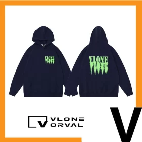 Vlone Orval Green Reflection V Hoodie Unisex American Trend Style 3