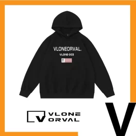 Vlone Orval National Trend F Print Hoodie Unisex Loose Fit DR Style 1