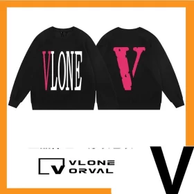 Vlone Orval Solid Big V Sweatshirt Unisex American Trend Crewneck Pullover Autumn Winter Style 20