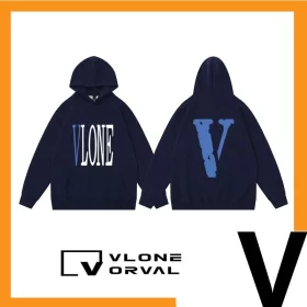 Vlone Orval Solid Color V Hoodie Unisex American Trend Style 11