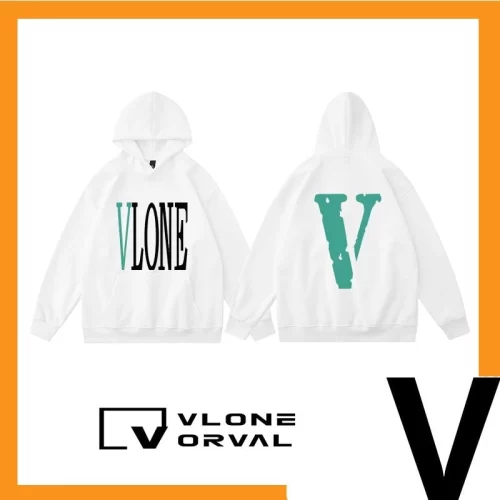 Vlone Orval Solid Color V Hoodie Unisex American Trend Style 23