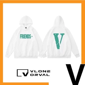 Vlone Orval Solid Color V Hoodie Unisex Style 7