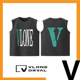 Vlone Orval Solid V American Sleeveless Vest Unisex Casual Sportswear Style 8