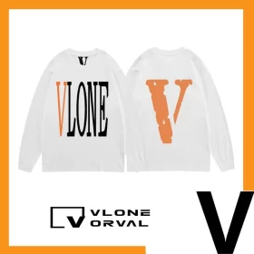 Vlone Orval Solid V Long Tee Unisex Cotton Long Sleeve Streetwear Style 17