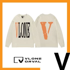 Vlone Orval Solid V Long Tee Unisex Cotton Long Sleeve Streetwear Style 20