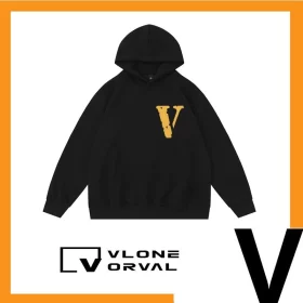 Vlone Orval Solid V Small Letter Hoodie Unisex American Trend Style 13