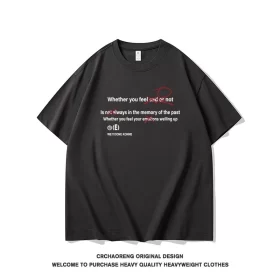 We11done Konne Casual Loose Simple Versatile Short Sleeve Top Korean Retro High Street T-Shirt Men Style 1